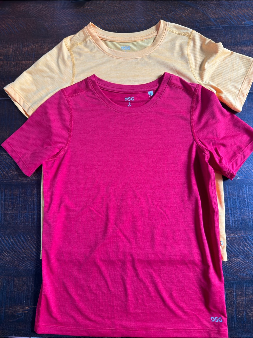 DSG Kids Short-Sleeve Tee Set - Hot Pink & Peach